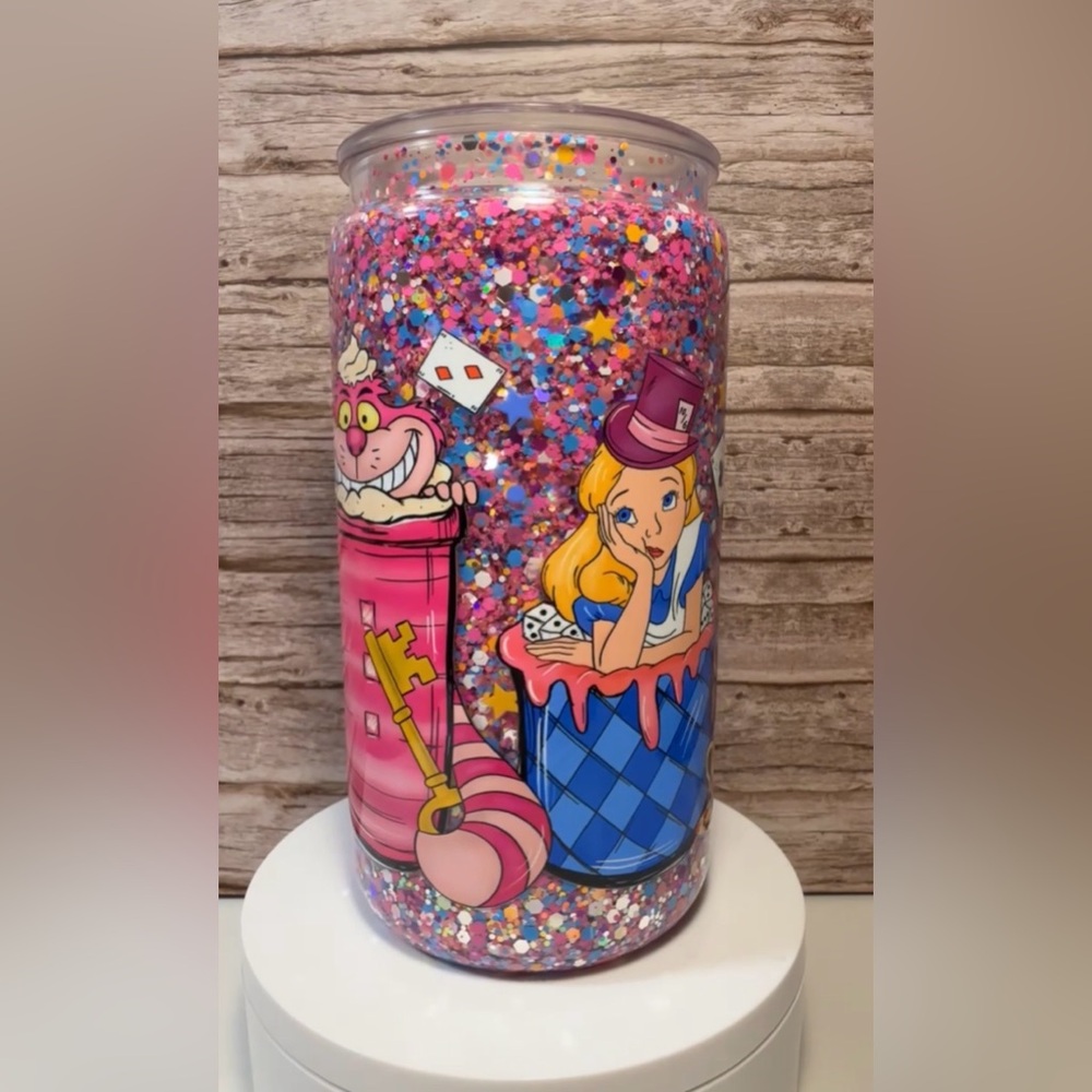 snowglobe cup (acrylic)